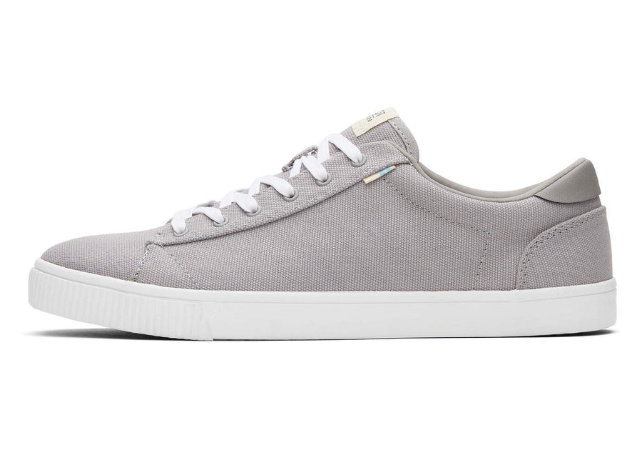 TOMS Mens Canvas Trainers - Drizzle Grey