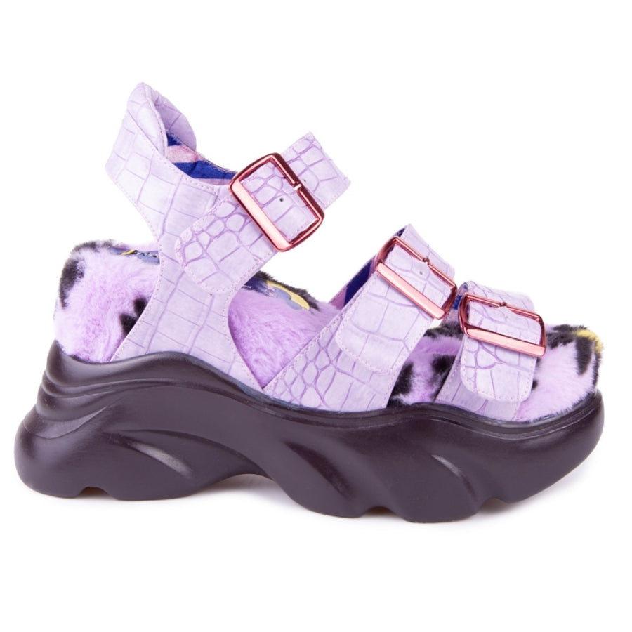 Irregular Choice Womens Oh Snap Sandal - Purple