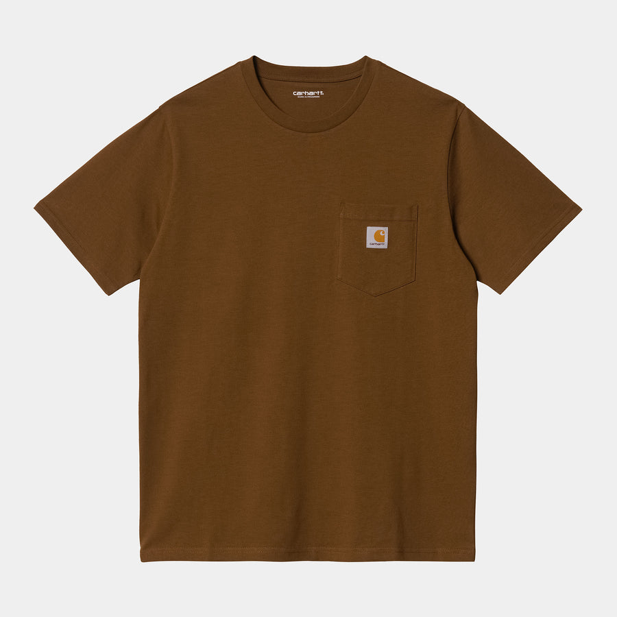 Carhartt Mens Short Sleeve Pocket T-Shirt - Tawny