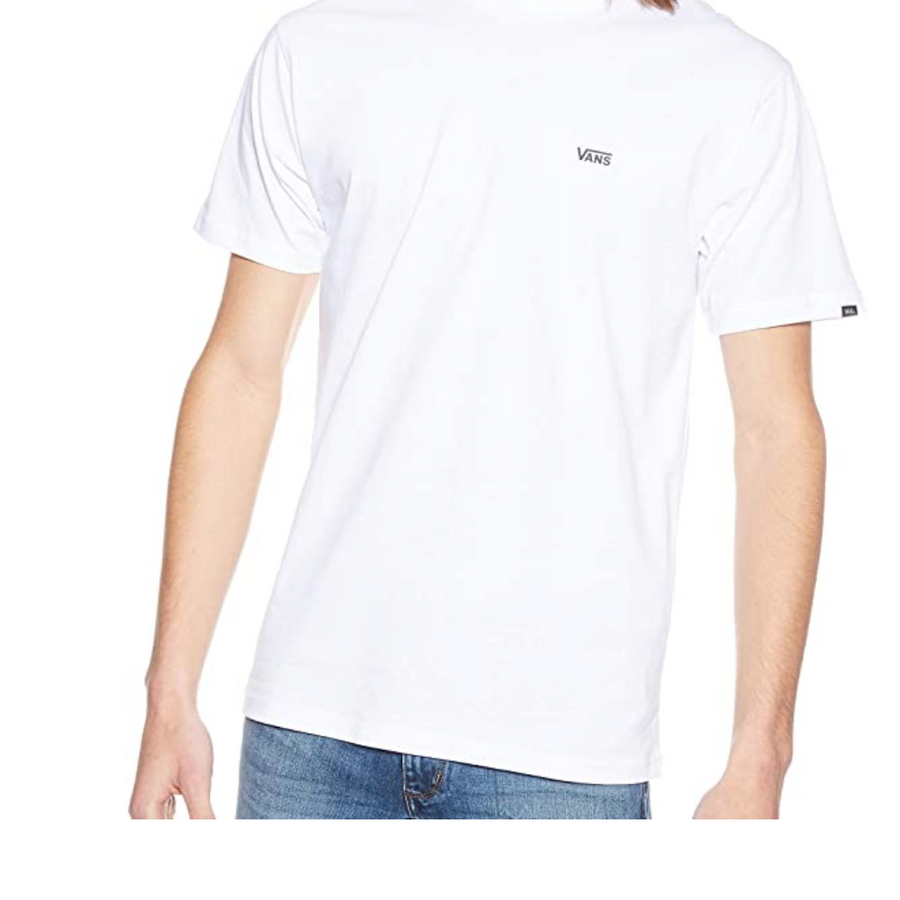 Vans Mens - Left Chest Logo T Shirt - Black / White