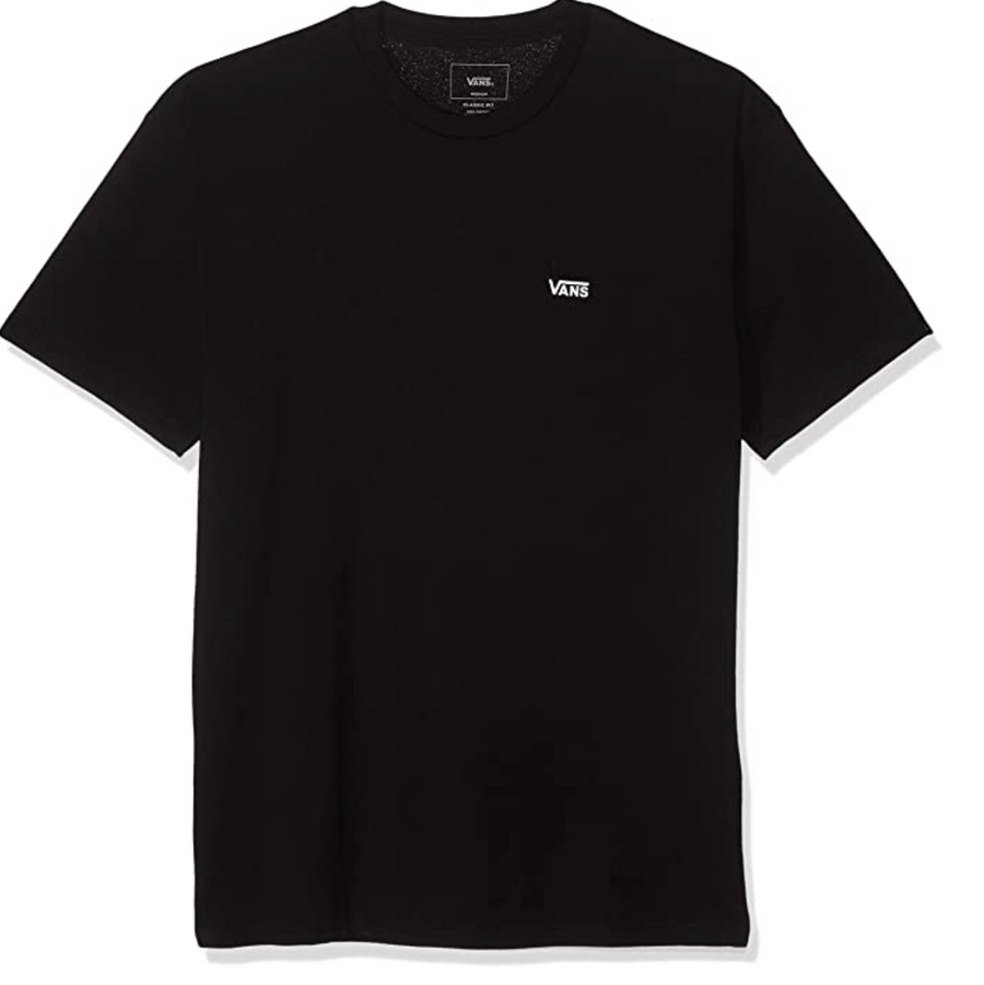 VANS Mens Chest Logo T Shirt - Black