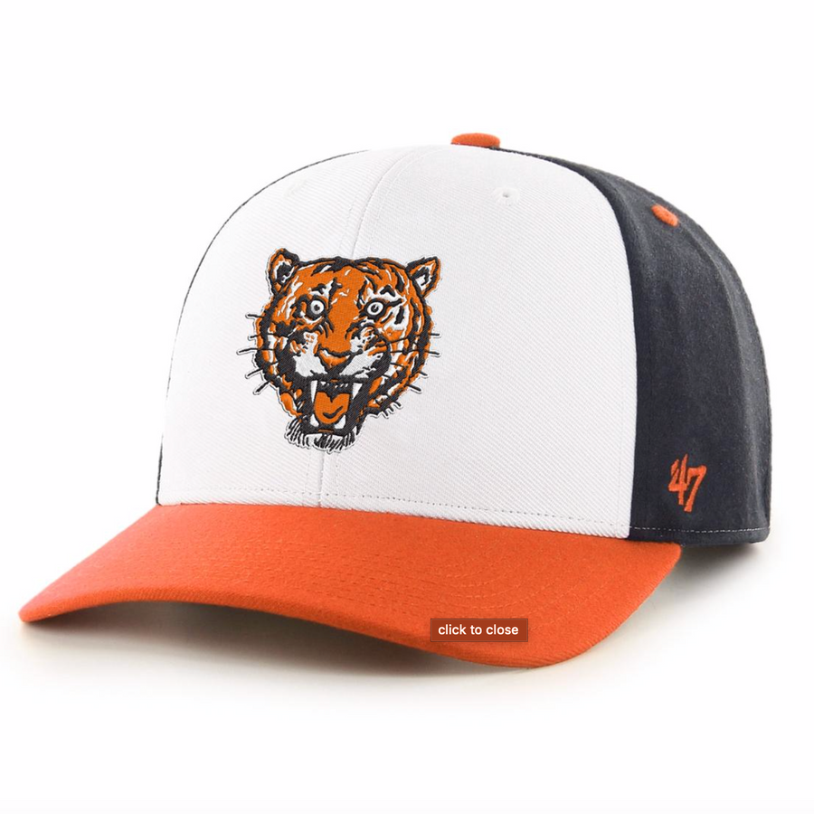 '47 Brand - Detroit Tigers Cap - White / Navy / Orange