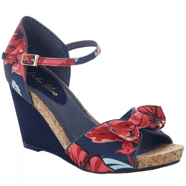 Ruby Shoo - Molly Wedge - Coral